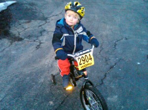 Blake on his bike 3.10