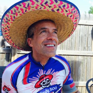 Lampe doing his best Windy mascot impression.