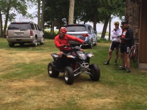 Mile after mile, Volm never seemed to get tired...